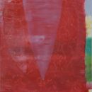 collar (red), 2011, Öl auf Leinwand, 115 x 95 cm